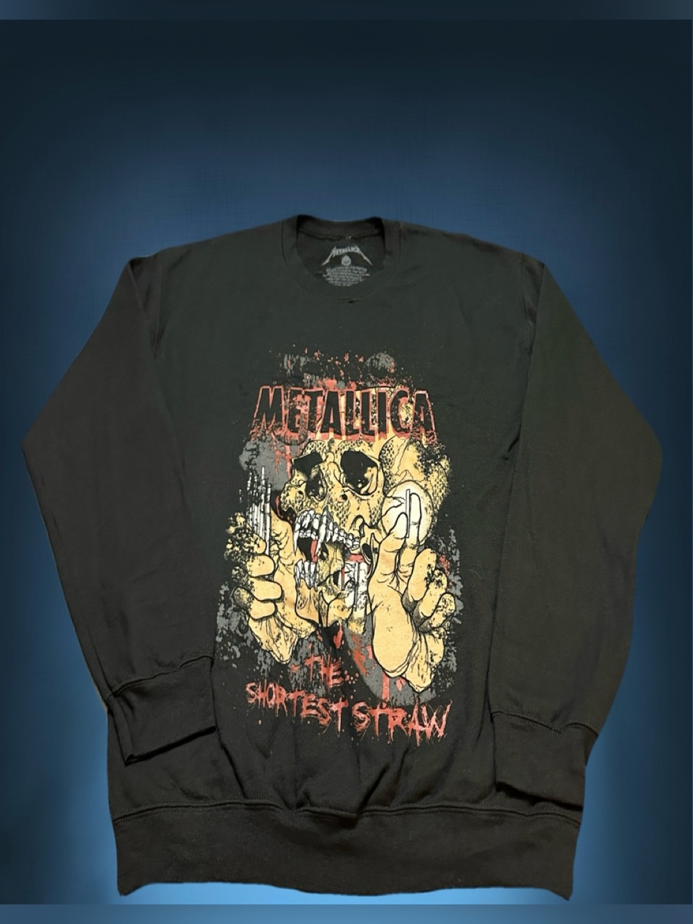 Metallica Men’s sweater THE SHORTEST STRAW Size M